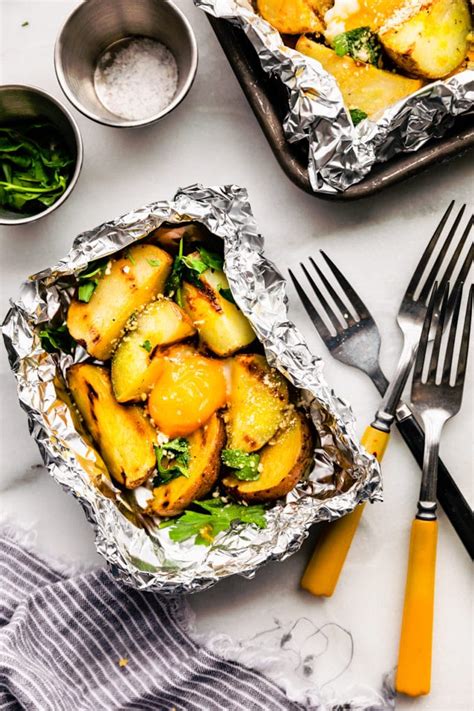 Foil Packet Potatoes And Eggs Grilling Recipe Cotter Crunch