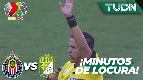 Dos Goles Anulados Al Inicio Del Partido Chivas 0 0 León Cl2024