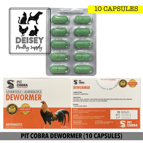 Pit Cobra Dewormer Capsules Shopee Philippines