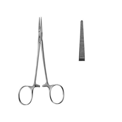 MICRO HALSTED Haemostatic Forceps Straight 125mm