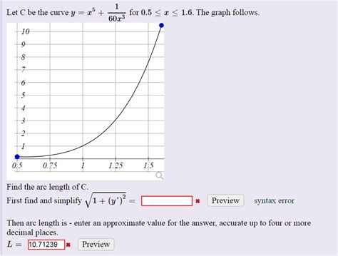 Solved Let C Be The Curve Y X For 0 5