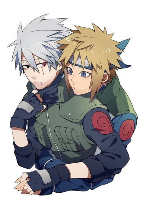 Kakashi And Minato ♡♡♡ Naruto Shippuden Anime Naruto Minato Naruto