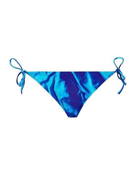 Vilebrequin Les Draps String Bikini Bottom Bleu Neptune Editorialist