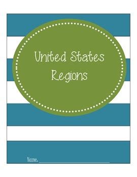 U.S. Regions Blank Map by Kathryn B | TPT