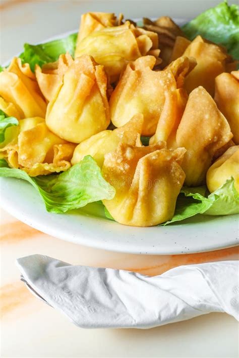 Chinese Cheese Wontons Stock Image Image Of Cheese 152976957