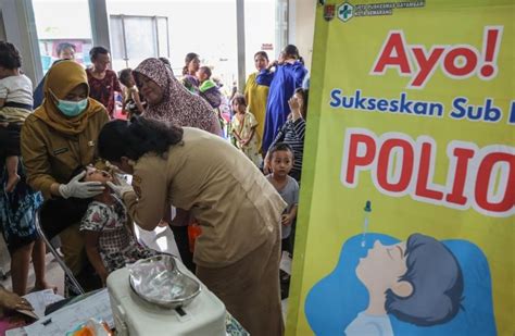 Cakupan Sub PIN Polio Hari Keempat Capai 76 9 Persen