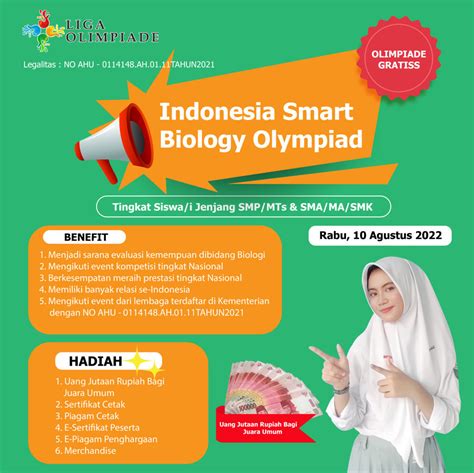 Indonesia Smart Biology Olympiad Olimpiade