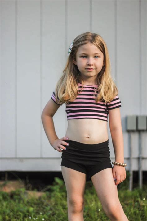 Striped Crop Top Toddler Crop Top Baby Crop Top Kids Crop Etsy