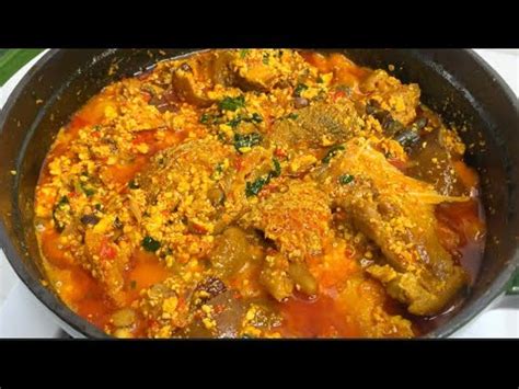 How To Cook Egusi Soup For Beginners Frying Method Youtube