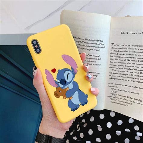 Funda Para Tel Fono Wzhr Funda Para Tel Fono Funda De Puntada Stich