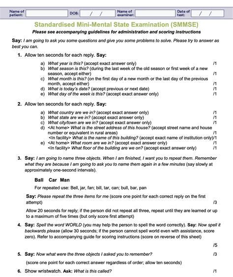 Ten Point Guide To Mental Status Examination Mse In Psychiatry