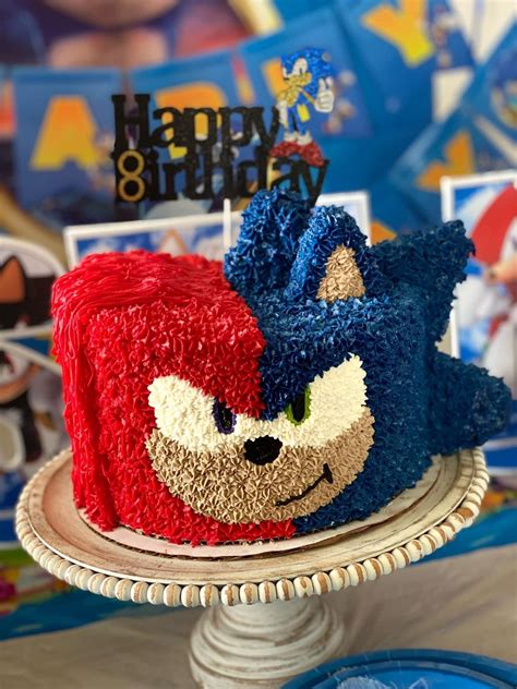 Pin By Priya Ashok On Birthday Cakes In 2024 Sonic Birthday Sonic