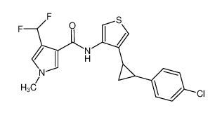 N 4 2 4 Clorofenil Ciclopropil Tiofen 3 Il 4 Difluorometil