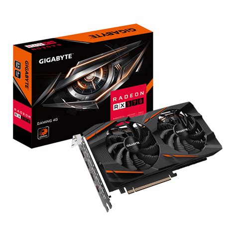 VGA การดแสดงผล GIGABYTE RADEON RX 570 GAMING 4G REV 2 0 4GB