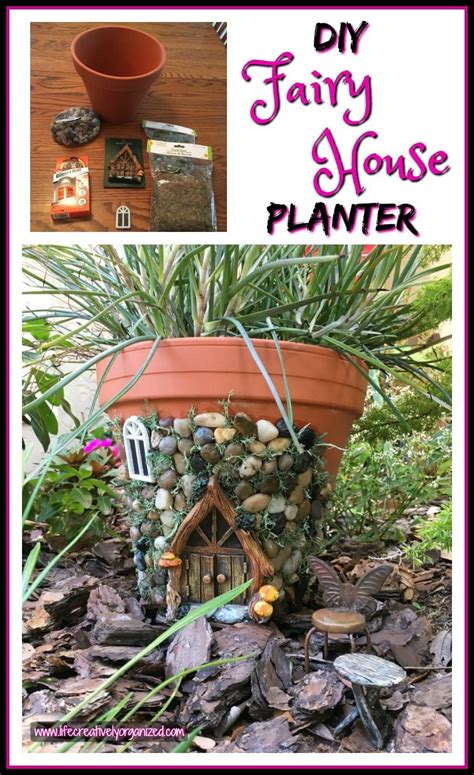 Whimsical Diy Fairy House Planter Life Creatively Organized Fairy