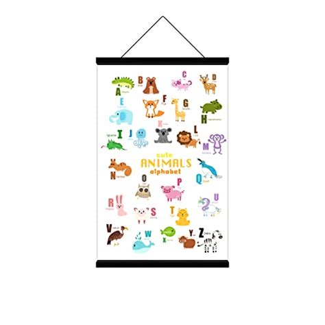 Cute Animals English Alphabet | Alphabet Poster for Classroom Decor | ABC Poster for Toddlers ...