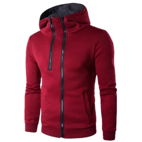 2017 A New Semi Zipper Design Leisure Hoodie Warm Jackets Hoodies