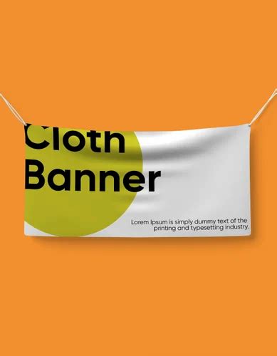 Cloth Banner Printing Service in Indore | ID: 2852729131212