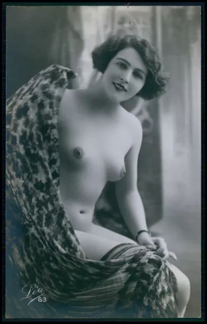 Aa French Nude Woman Revealing Beauty Original Old C S Photo