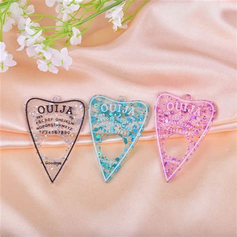 10pcs Ouija Board Flatback Glitter Bing Bing Resin Charms For Diy