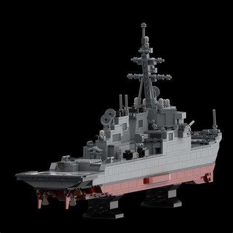 Lego Moc Arleigh Burke Class Guided Missile Destroyer Flight Ii By