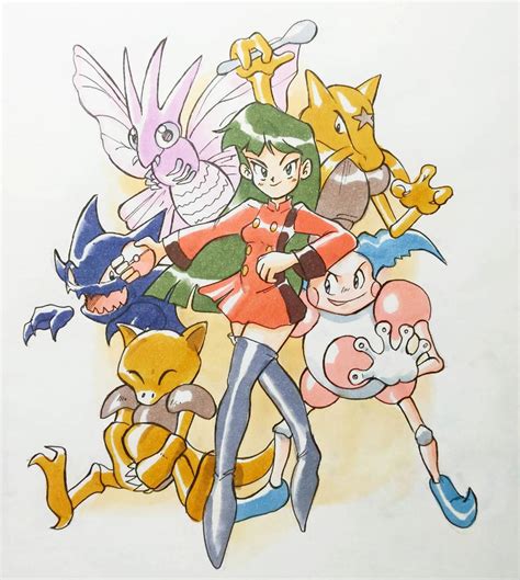 Gym Leader Sabrina By Albertov On Deviantart