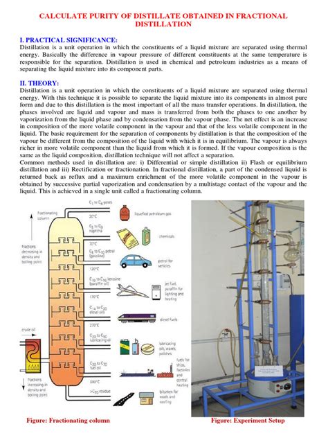 Fractionating Column | PDF | Distillation | Vapor