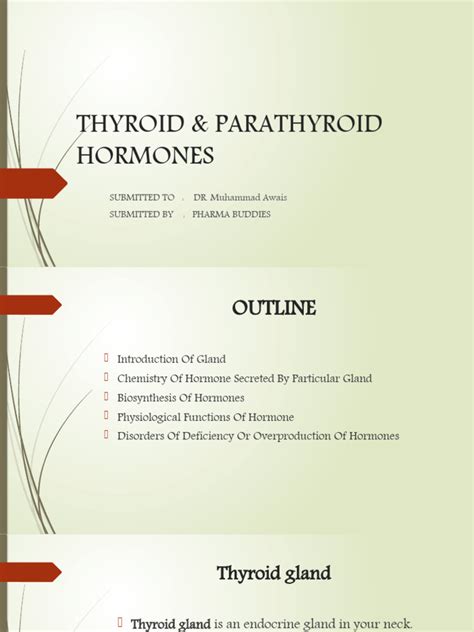 Thyroid & Parathyroid Hormones | PDF | Thyroid | Hyperthyroidism