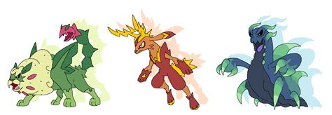 Mega Starters By Jwnutz On Deviantart