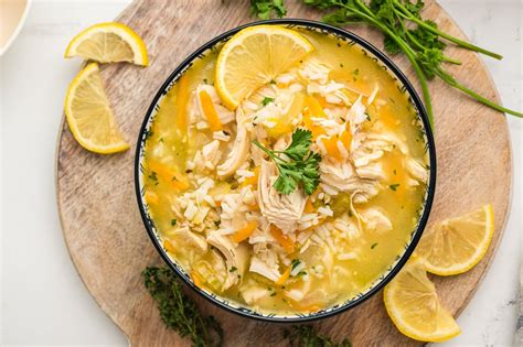 Slow Cooker Lemon Chicken And Rice Soup The Magical Slow Cooker