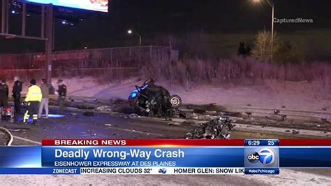 I 290 Wrong Way Crash Kills 1 Causes Lane Closures