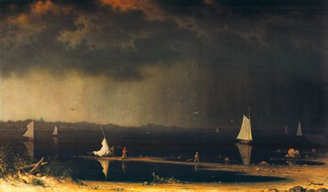 Thunder Storm On Narragansett Bay Art Print By Martin Johnson