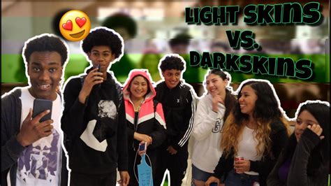 Lightskins Vs Darkskins And Who You Taking Home🤣 Public Interview