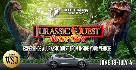 Just Announced Jurassic Quest Drive Thru Dinosaur Experience Returns To Dte Energy Music