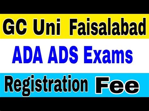 GCUF BA BSc Annual Exams 2023 BA BSc ADP Annual Exams 2023 GCUF Smart