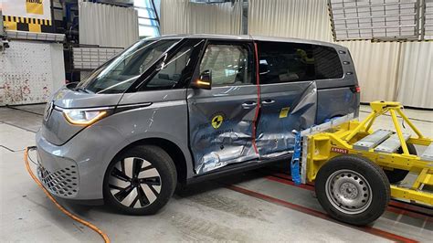 See The Volkswagen Id Buzz Crash Its Way To Five Star Euro Ncap Rating