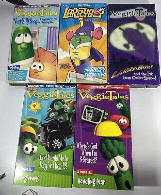 Lot Of Veggie Tales Vhs Tapes With Larry Grelly Usa