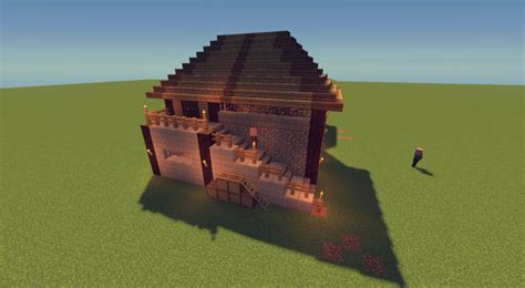 En Villager Custom House Fr Villageois Maison Custom Minecraft Map