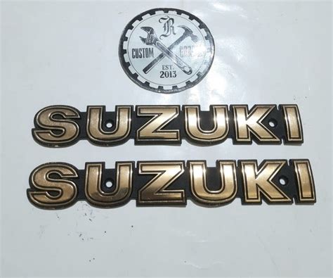 Jual EMBLEM TANGKI SUZUKI TRS A100 ORIGINAL JAPAN Di Lapak R Custom