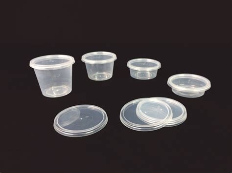 Plastic Container Round - Small Lid