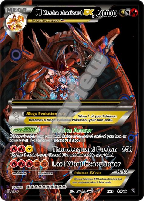 M Mecha Charizard Gx Gmax Vmax Gigantamax Ex Pokemon Karte Etsy