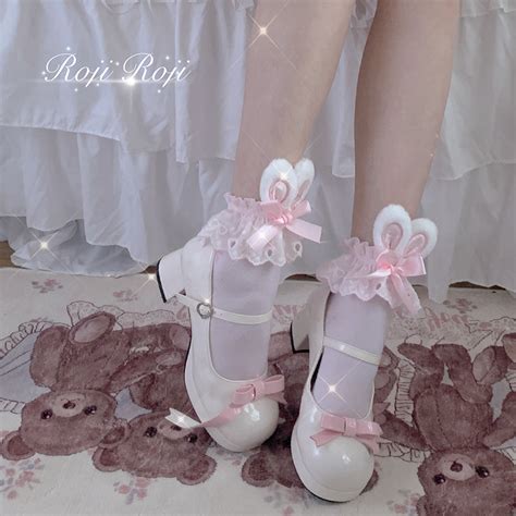 Bunny Ear Socks Sweet Moment Lolita