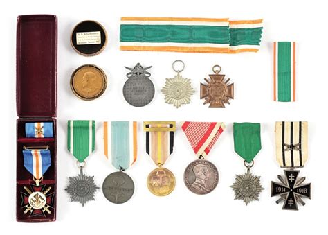 Lot Detail - LOT OF GERMAN WWII MEDALS AND AWARDS.