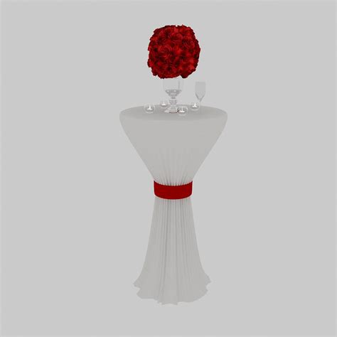 Wedding Table 3d Model By Nvere