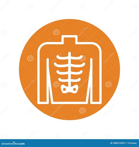 Radiology Vector Illustration Flat Tiny Xray Skeleton Bones Person