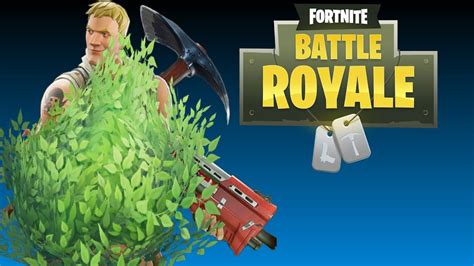 Becoming A Bush Fortnite Battle Royale YouTube