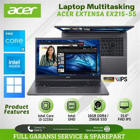 Jual Laptop Acer Extensa Ex Vt Core I U Ram Gb Ssd Gb