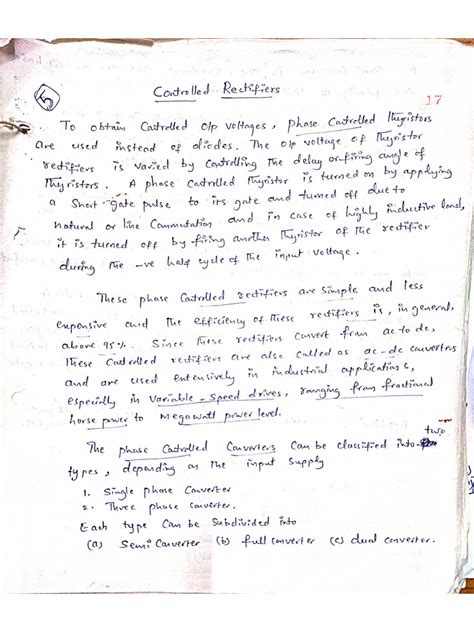 phase controlled rectifier