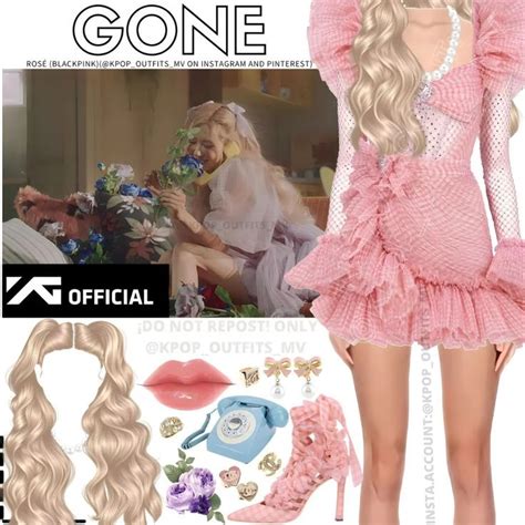 ROSÉ (BLACKPINK) -GONE_MV INSPIRED OUTFIT 2/6 (@KPOP_OUTFITS_MV ON ...