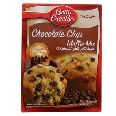 Betty Crocker Chocolate Chip Muffin Mix 500 G Online At Best Price Cake And Dessert Mixes Lulu